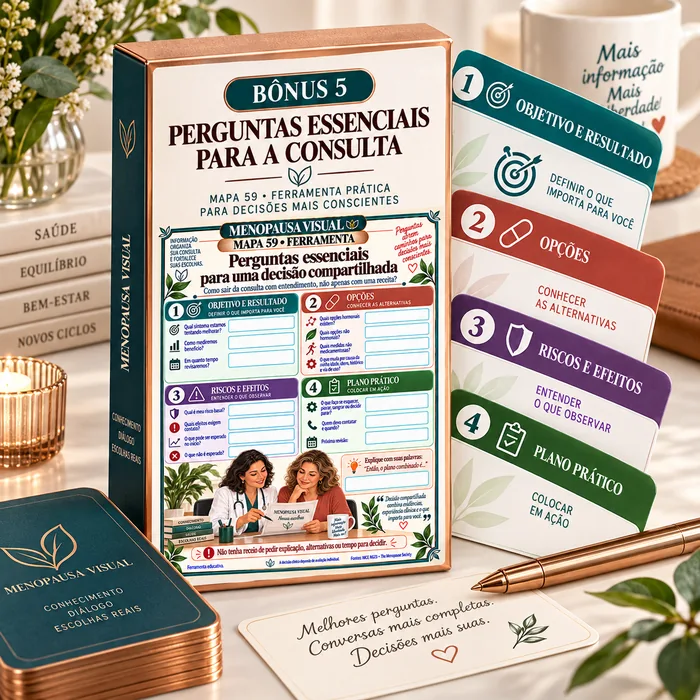 Página das Perguntas essenciais para a consulta