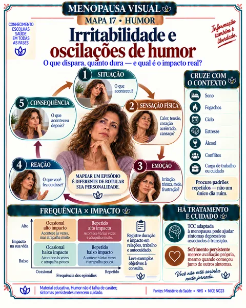 Mapa 17: Irritabilidade e oscilações de humor