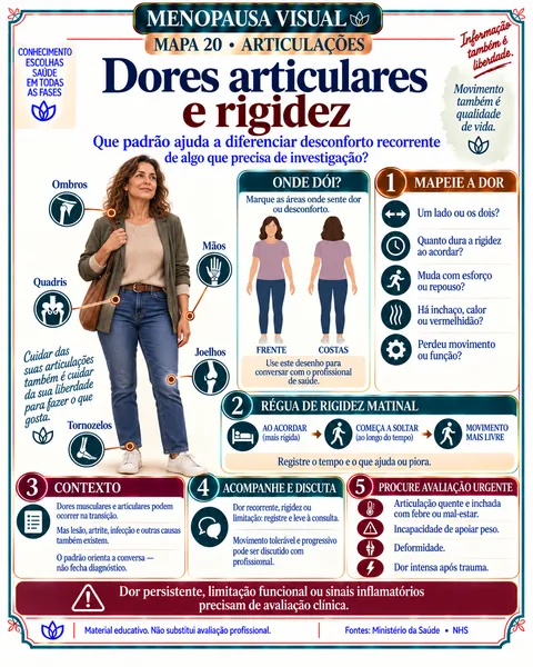 Mapa 20: Dores articulares e rigidez
