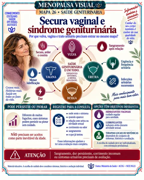 Mapa 26: Secura vaginal e síndrome geniturinária