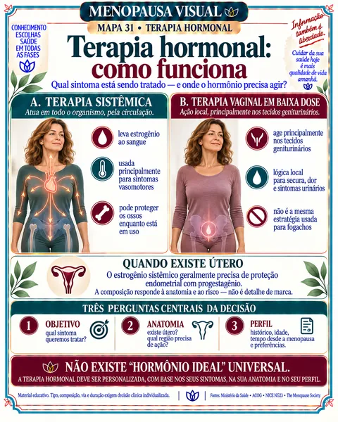 Mapa 31: Terapia hormonal, como funciona
