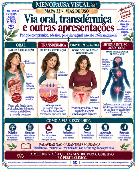 Mapa 33: Via oral, transdérmica e outras apresentações