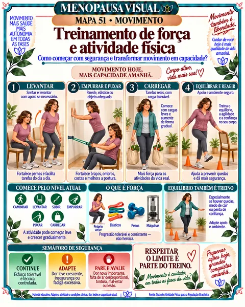 Mapa 51: Treinamento de força e atividade física